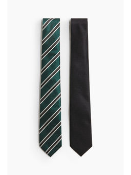 H&M - Men Green 2-pack ties