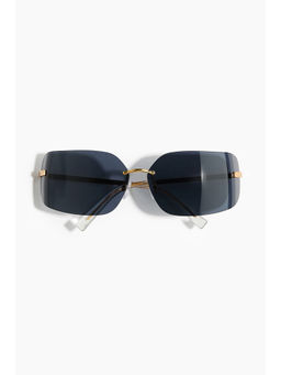 H&M - Women Gold Rimless sunglasses