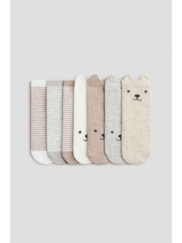 H&M - Unisex Multi-Color 7-pack socks