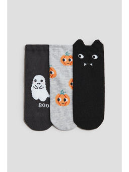 H&M - Unisex Multi-Color 3-pack socks