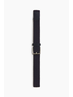 H&M - Men Navy Blue Elasticated fabric belt