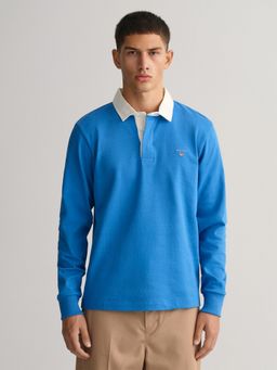 GANT - Men Blue Heavy Polo T-Shirt