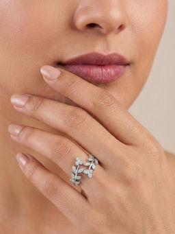 RACHIVA - Women White Stones Sterling Silver Ring