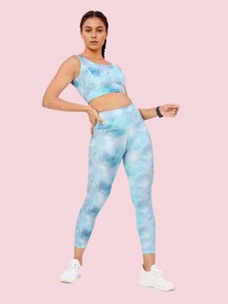 Enamor - High Rise Ankle Length Elasticated Waist Printed Legging For Women - A607