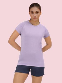 Enamor - Short Sleeve Scoop Neck Slim Active T-Shirt Slim Fit Quick Dry Antimicrobial E089