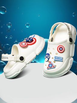 Bubblegummers - Kids White Clogs