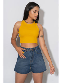 FREAKINS - Yale Blue Raw Hem Shorts