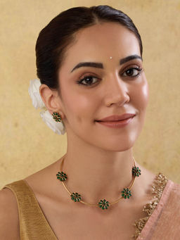 Indinoor - Nilaya Temple Necklace Set