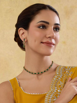 Indinoor - Aarvee Zircon Necklace Set