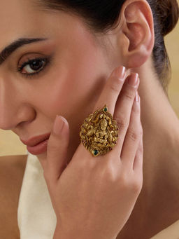 Indinoor - Rukhmee Temple Ring