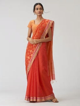 Fabindia - Cotton Silk Woven Chanderi Sari