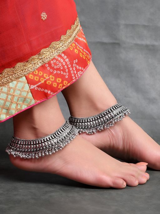 Foot Everstylish Toe Rings Malabar Silver Payal Shop