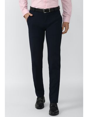 Peter England Formal Trousers : Buy Peter England Men Navy Formal ...