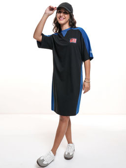 TOKYO TALKIES - Women Blue Mickey Mouse T-Shirt Dress
