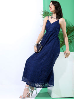 TOKYO TALKIES - Women Lace Maxi Dress