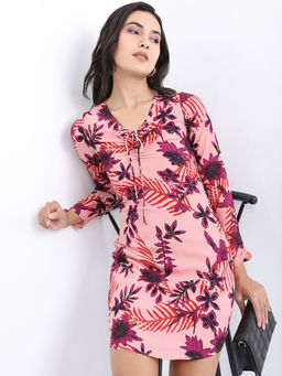 TOKYO TALKIES - Women Pink Floral Dress