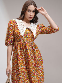 TOKYO TALKIES - Women Floral Printed Dress