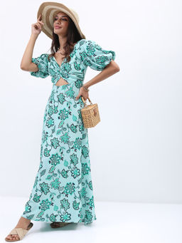 TOKYO TALKIES - Women Green Maxi Dress