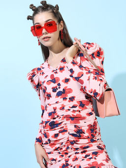 TOKYO TALKIES - Women Floral Printed Dress