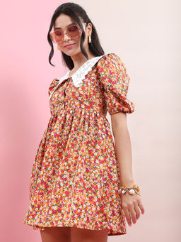 TOKYO TALKIES - Women Floral A-Line Dress