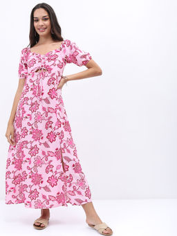 TOKYO TALKIES - Women Floral Print Dress