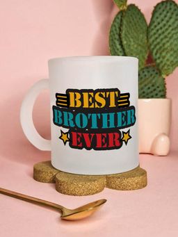 Gathari - Best Brother Ever Frosted Designer Coffee Mug 330Ml
