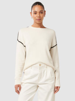 Forever New - Tiffany Crochet Whipstitch Sweater