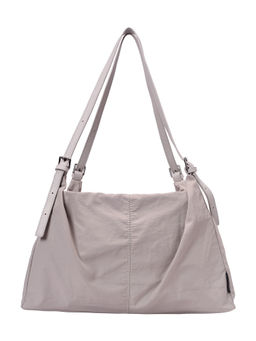 Lino Perros - Women Solid Grey Hobo Shoulder Bag