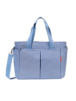 Lino Perros - Women Solid Blue Tote Bag with Detachable Strap