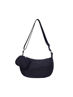 Lino Perros - Women Solid Black Cross Body Bag with Pouch