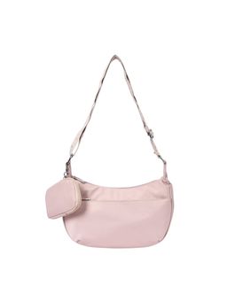 Lino Perros - Women Solid Pink Crossbody Bag with Pouch