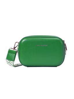 Lino Perros - Women Solid Green Sling Bag with Detachable Strap