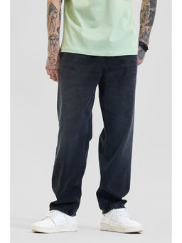 Snitch - Charcoal Grey Baggy Fit Jeans