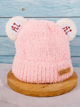 DukieKooky - Kids Pink Woolen Cap (S)