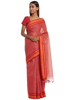 Fabindia - Cotton Woven Sari without Blouse