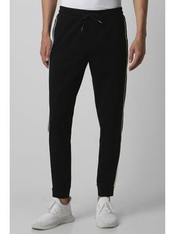 Van Heusen - Men Black Solid Slim Fit Casual Joggers