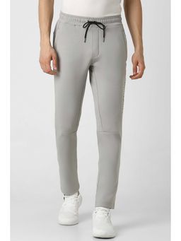 Van Heusen - Men Grey Solid Slim Fit Casual Track Pant