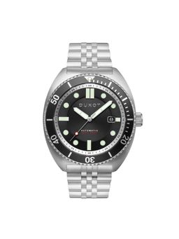 Duxot - Tortuga Automatic Uni-Directional Black Round Dial Mens Watch - Dx-2026-11