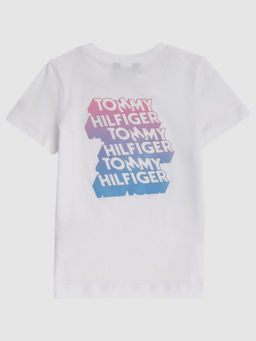 Tommy Hilfiger - Boys Logo Regular Fit Cotton T-Shirt