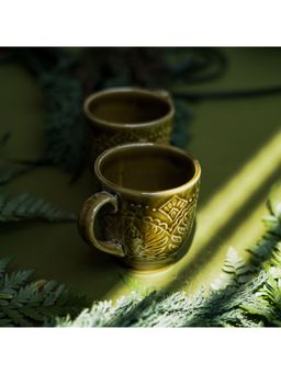 Amalfiee Ceramics - Handmade Paris Coffee Mugs Set of 6