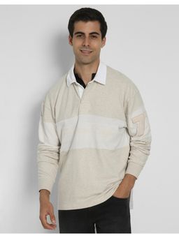 American Eagle - Men Long-Sleeve Rugby Polo T-shirt