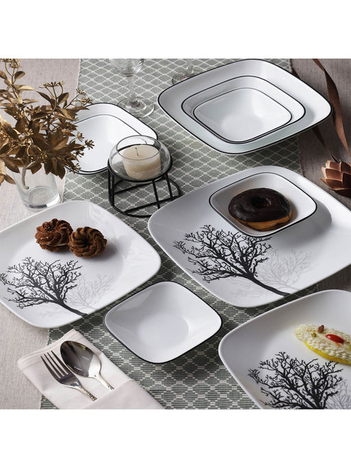 India Corelle Grey Plates Corelle Asia Collection Fairy Flora 14