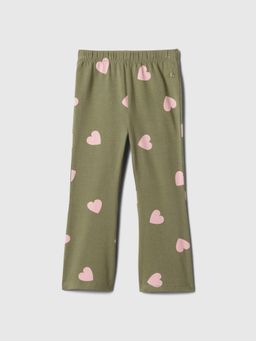 GAP - Girls Green Cotton Printed Relaxed Fit Trouser
