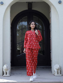 SAY - Women Pure Cotton Night Suit (Set of 2)