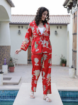 SAY - Women Pure Cotton Night Suit (Set of 2)