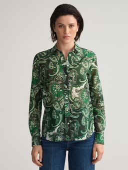 GANT - Women Printed Green Blouse