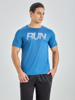 Black Panther - Blue Activewear T-Shirt for Men