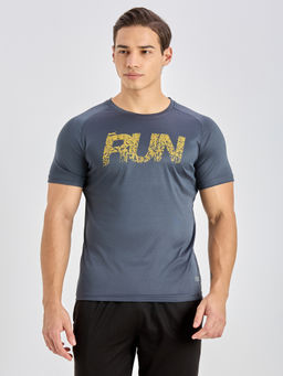 Black Panther - Charcoal Activewear T-Shirt for Men