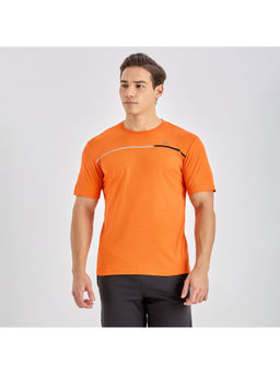 Black Panther - Orange Activewear T-Shirt for Men
