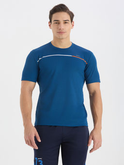 Black Panther - Blue Activewear T-Shirt for Men